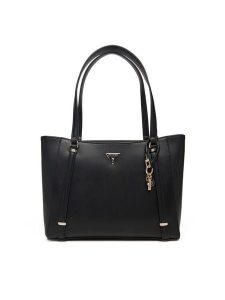 Guess Torebka Daryna II HWVG72 08230 Czarny. Czarne torebki klasyczne Guess, z aplikacjami, ze skóry, bez dodatków. Za 519,99 zł.