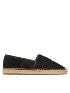 KARL LAGERFELD Espadryle Kamini KL80121A Czarny. Czarne espadryle KARL LAGERFELD, bez wzorów, z materiału, bez obcasa. Za 359,99 zł.