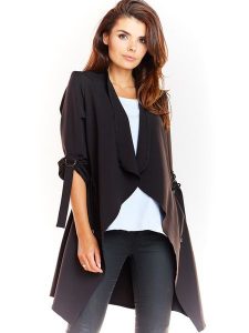 Awama Kardigan w kolorze czarnym rozmiar: L/XL. Czarne kardigany Awama. Za 122,96 zł.