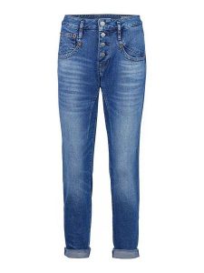 Herrlicher Dżinsy - Slim fit - w kolorze niebieskim rozmiar: W27. Niebieskie jeansy Herrlicher, bez wzorów, z podwyższonym stanem. Za 158,10 zł.