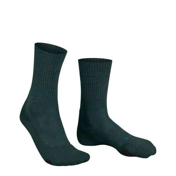 Skarpetki damskie Falke TK2 Explore Wool. Zielone skarpetki Falke, bez wzorów, z poliamidu. Za 226,50 zł.