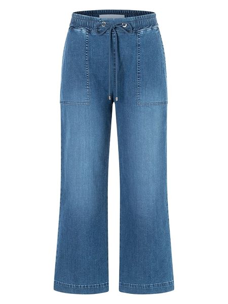 MAC Dżinsy - Comfort fit - w kolorze niebieskim rozmiar: 36. Niebieskie jeansy MAC, bez wzorów, z podwyższonym stanem. Za 183,15 zł.