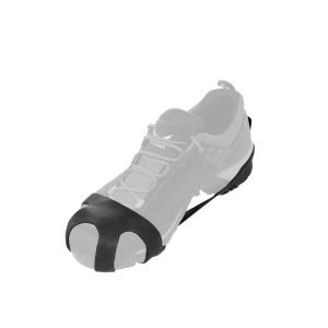 Nakładki antypoślizgowe na buty VI.6+ City Traxion L 41-44. Czarne buty trekkingowe bez zapięcia. Za 69,90 zł.