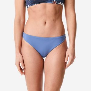 Dół kostiumu kąpielowego damski Roxy Mini. Niebieskie bikini Roxy, bez wzorów, z tkaniny. Za 119,99 zł.