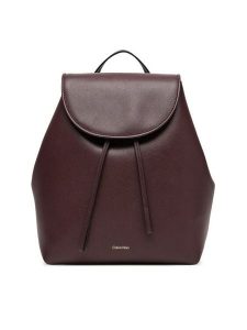 Calvin Klein Plecak Foil Logo Flap Backpack LV04F3297G Bordowy. Czerwone plecaki Calvin Klein. Za 549,99 zł.