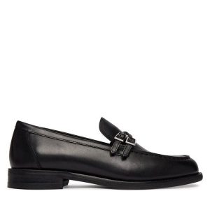 Półbuty Vagabond Shoemakers. Czarne półbuty Vagabond Shoemakers, bez wzorów, bez obcasa, na płaskiej podeszwie, bez zapięcia. Za 486,99 zł.