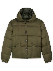 Northwood Kurtka zimowa "Londres" w kolorze khaki rozmiar: L. Brązowe kurtki Northwood, na zimę, l, bez wzorów, z puchu, bez kaptura. Za 152,99 zł.