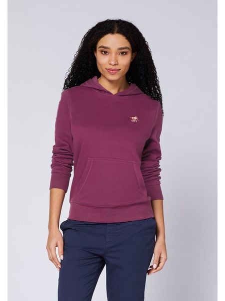 Polo Sylt Bluza w kolorze fioletowym rozmiar: M. Różowe bluzy Polo Sylt, m, bez wzorów, z bawełny, z kapturem. Za 135,49 zł.