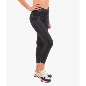 Legginsy Givova Eco Kobieta Czarny L - Wygoda i Trwałość. Czarne legginsy Givova, bez wzorów, z elastanu. Za 296,99 zł.