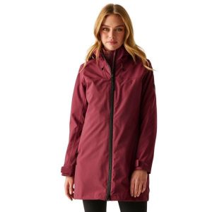 Kurtka turystyczna damska Regatta Denbury V 3w1 z membraną 15K. Czerwone kurtki Regatta, na jesień, l, bez wzorów, z poliamidu, bez kaptura. Za 532,00 zł.