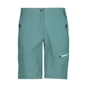 Bermudy damskie turystyczne CMP 31T5136. Zielone szorty CMP, bez wzorów, sportowe. Za 337,20 zł.