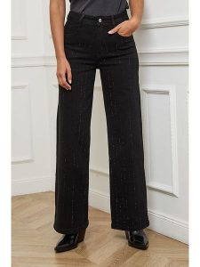 L'armoire de Suzette Dżinsy - Regular fit - w kolorze czarnym rozmiar: 38. Czarne jeansy L'armoire de Suzette, bez wzorów, z standardowym stanem. Za 192,79 zł.