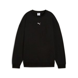 Puma Bluza Ess Oversized Tr 68540101. Czarne bluzy Puma, xl, bez wzorów, bez kaptura. Za 177,99 zł.