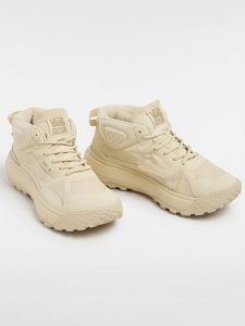 Vans Sneakersy "Crosspath Mid" w kolorze beżowym rozmiar: 41. Brązowe trampki Vans, bez wzorów, z materiału, za kostkę, bez zapięcia. Za 276,71 zł.
