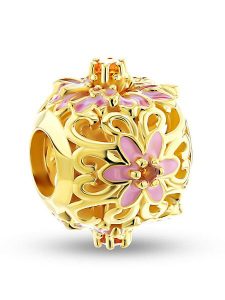 CHARM'S Pozłacany charms z cyrkoniami rozmiar: onesize. Żółte zawieszki CHARM'S, z cyrkonią, pozłacane. Za 166,88 zł.