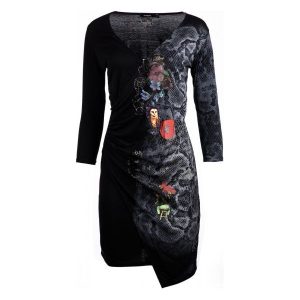 Desigual Sukienka Damska S Czarny. Sukienki marki Desigual. W wyprzedaży za 255,00 zł.