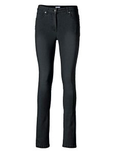 Heine Dżinsy - Slim fit - w kolorze czarnym rozmiar: 38. Czarne jeansy Heine, bez wzorów. Za 52,42 zł.