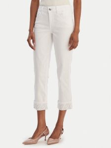 Liu Jo Jeansy UA6006 T2594 Biały Regular Fit. Białe jeansy Liu Jo, bez wzorów, z bawełny. Za 689,99 zł.