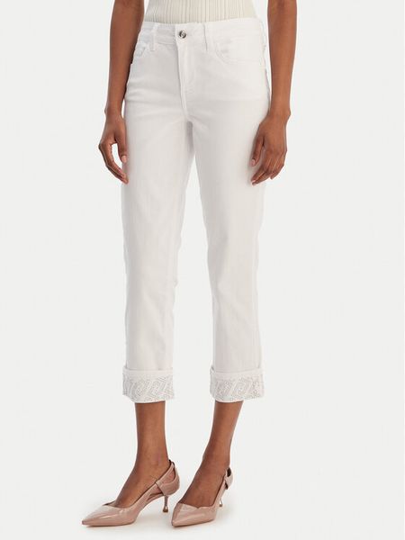 Liu Jo Jeansy UA6006 T2594 Biały Regular Fit. Białe jeansy Liu Jo, bez wzorów, z bawełny. Za 499,99 zł.