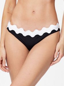Seafolly Dół od bikini Gia 40711-717 Czarny. Czarne bikini Seafolly, bez wzorów, z syntetyku. Za 209,99 zł.