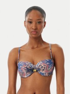 Selmark Góra od bikini BO916 Niebieski. Niebieskie bikini Selmark, bez wzorów, z syntetyku. Za 312,99 zł.