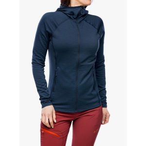 Bluza turystyczna damska Montane Protium Lite Hoodie. Niebieskie bluzy Montane, na zimę, xs, bez wzorów, bez kaptura. Za 340,99 zł.
