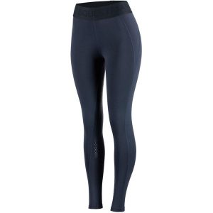 Legging Kombinezon jeździecki z pełnym dołem i silikonem dla kobiet Horze Madiso. Niebieskie kombinezony HORZE, na lato, m, bez wzorów, z dzianiny, bez kołnierzyka, bez ramiączek. Za 211,50 zł.