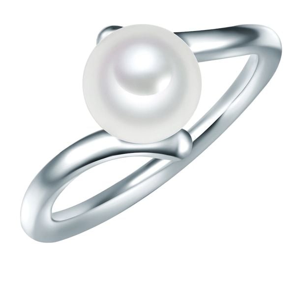 Valero Pearls Srebrny pierścionek srebro wysokiej próby Perła hodowlana słodkowodna srebrny Pierścionki 1 ct Damski. Szare pierścionki Valero Pearls, z perłą, srebrne. Za 199,99 zł.