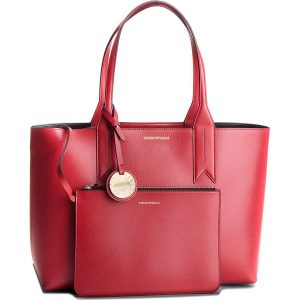 Torebka EMPORIO ARMANI - Y3D081 YH15A 88158 Red/Black. Shopper bag marki Emporio Armani. W wyprzedaży za 439,00 zł.