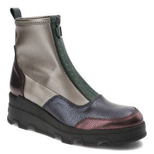 Szare Botki Hispanitas Buty Premium Damskie. Szare botki Hispanitas, bez wzorów, ze skóry ekologicznej, bez obcasa, bez zapięcia. Za 599,00 zł.