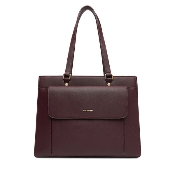 Torebka GINO ROSSI. Czerwone torebki klasyczne Gino Rossi, bez wzorów, bez dodatków. Za 209,99 zł.