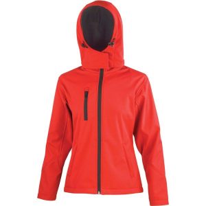 Kurtka Result Softshell Capuche Femme Tx Performance. Czarne kurtki RESULT, bez wzorów, z softshellu, bez kaptura. Za 211,00 zł.