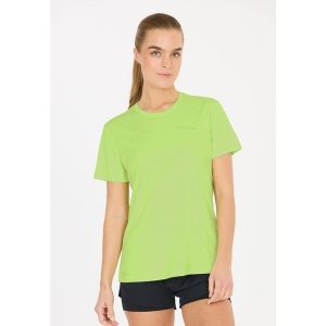 Koszulka treningowa damska Endurance Keily. Zielone bluzki ENDURANCE, bez wzorów, sportowe, bez kołnierzyka, bez ramiączek. Za 59,99 zł.