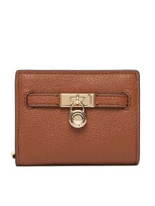 MICHAEL Michael Kors Portfel 32F5GNXD1L Brązowy. Brązowe portfele MICHAEL Michael Kors, bez wzorów, ze skóry. Za 459,99 zł.