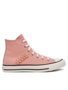 Converse Trampki Chuck Taylor All Star Crafted Laces A12577C Różowy. Czerwone trampki Converse, bez wzorów, z materiału, bez zapięcia. Za 219,99 zł.
