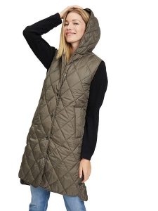 AMBER & JUNE Kamizelka pikowana w kolorze khaki rozmiar: 36. Brązowe kamizelki AMBER & JUNE, bez wzorów, bez kołnierzyka, bez ramiączek, bez kaptura. Za 118,56 zł.