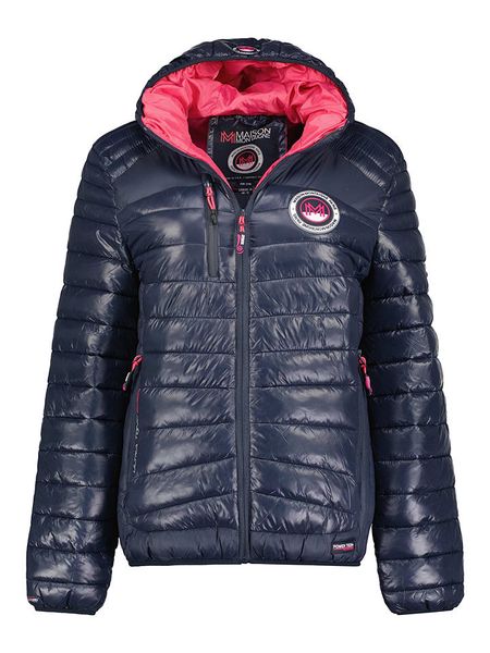 Maison Montaigne Kurtka pikowana "Bambmai" w kolorze granatowym rozmiar: L. Niebieskie kurtki Maison Montaigne, l, z aplikacjami, bez kaptura. Za 197,17 zł.