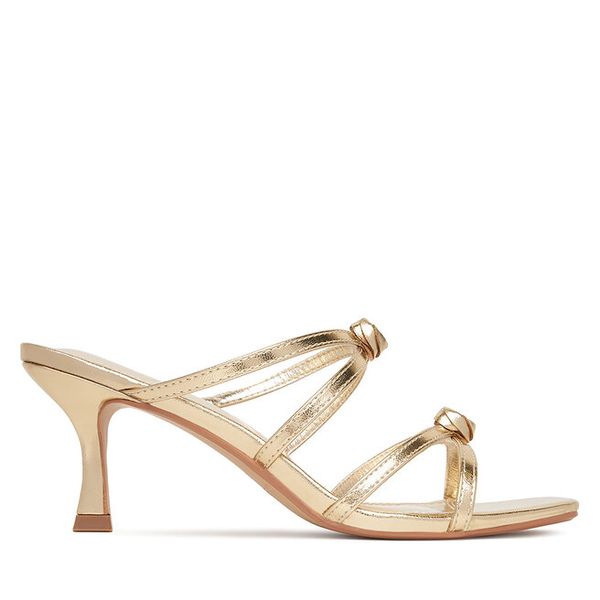 Klapki JENNY. Żółte klapki Jenny, bez wzorów, bez obcasa. Za 119,99 zł.