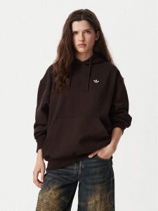 Adidas Bluza Ess Os LH4724 Brązowy Regular Fit. Brązowe bluzy ADIDAS, s, bez wzorów, z bawełny, bez kaptura. Za 219,99 zł.