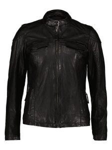 7eleven Skórzana kurtka "Alina" w kolorze czarnym rozmiar: 44. Czarne kurtki 7eleven, bez wzorów, ze skóry, bez kaptura. Za 360,27 zł.