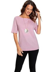 WITT WEIDEN Koszulka w kolorze jasnoróżowym rozmiar: 36. Różowe bluzki WITT WEIDEN, bez wzorów, bez kołnierzyka, bez ramiączek. Za 30,99 zł.