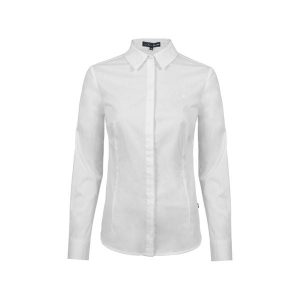 Damska koszula do jazdy konnej Cavallo Kelly. Białe koszule CAVALLO, bez wzorów, bez kołnierzyka, bez ramiączek. Za 253,00 zł.