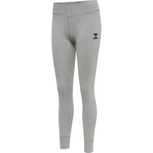 Damskie legginsy bawełniane Hummel Move Grid. Szare legginsy Hummel, bez wzorów, z bawełny. Za 189,00 zł.