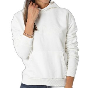 Damska bluza z kapturem Fila Bischkek. Białe bluzy Fila, s, bez wzorów, z bawełny, z kapturem. Za 292,00 zł.