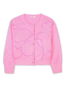 Billieblush Kardigan w kolorze jasnoróżowym rozmiar: 92. Różowe kardigany Billieblush, ze splotem. Za 121,99 zł.