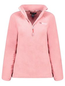 Geographical Norway Bluza polarowa "Tug" w kolorze jasnoróżowym rozmiar: XXL. Różowe bluzy Geographical Norway, xxl, bez wzorów, z materiału, bez kaptura. Za 51,95 zł.