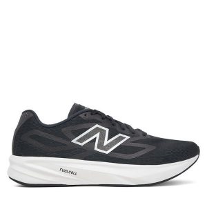 Buty do biegania New Balance. Czarne buty sportowe New Balance, bez wzorów, bez zapięcia, do biegania. Za 489,99 zł.