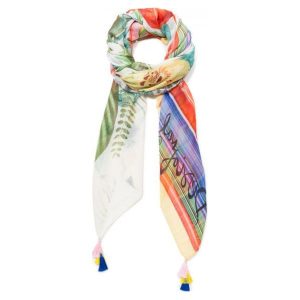 Desigual Damski Szal Foul Clio, Wielobarwny. Szaliki marki Desigual. Za 149,00 zł.