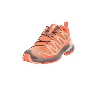 Buty trekkingowe damskie Salomon L47468200. Brązowe buty trekkingowe Salomon, z materiału, bez zapięcia. Za 661,00 zł.