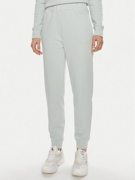 Calvin Klein Spodnie dresowe Micro Logo K20K206632 Zielony Regular Fit. Zielone spodnie dresowe Calvin Klein, l, bez wzorów, z bawełny. Za 289,99 zł.